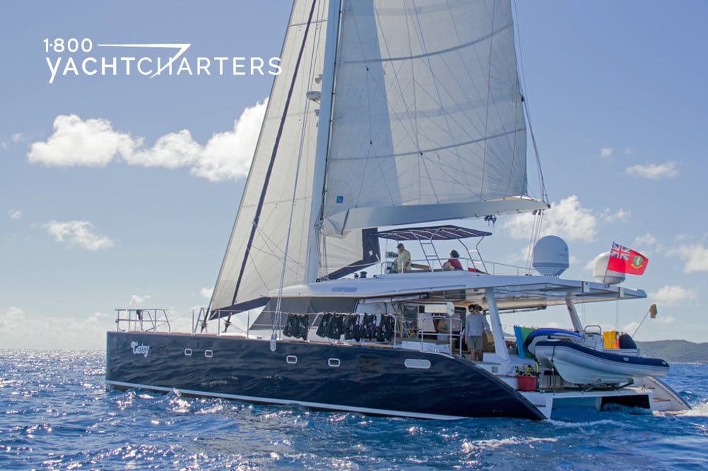 CATSY under sail 1800yachtcharters