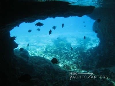 James Bond 007 movie Thunderball Grotto Bahamas Staniel Cay underwater cave