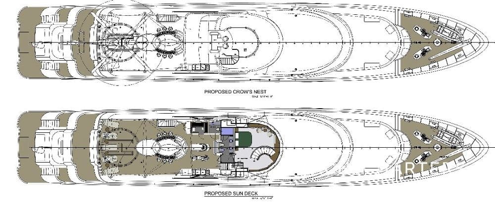 motor yacht my seanna floor plan